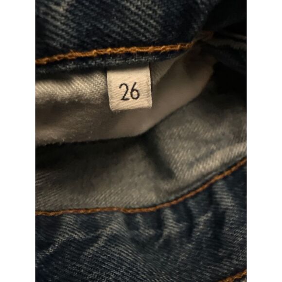 Boyish Jeans Tommy in Stage Door Mid Rise‎ Distressed Cotton Crop Size 26 - Picture 10 of 13